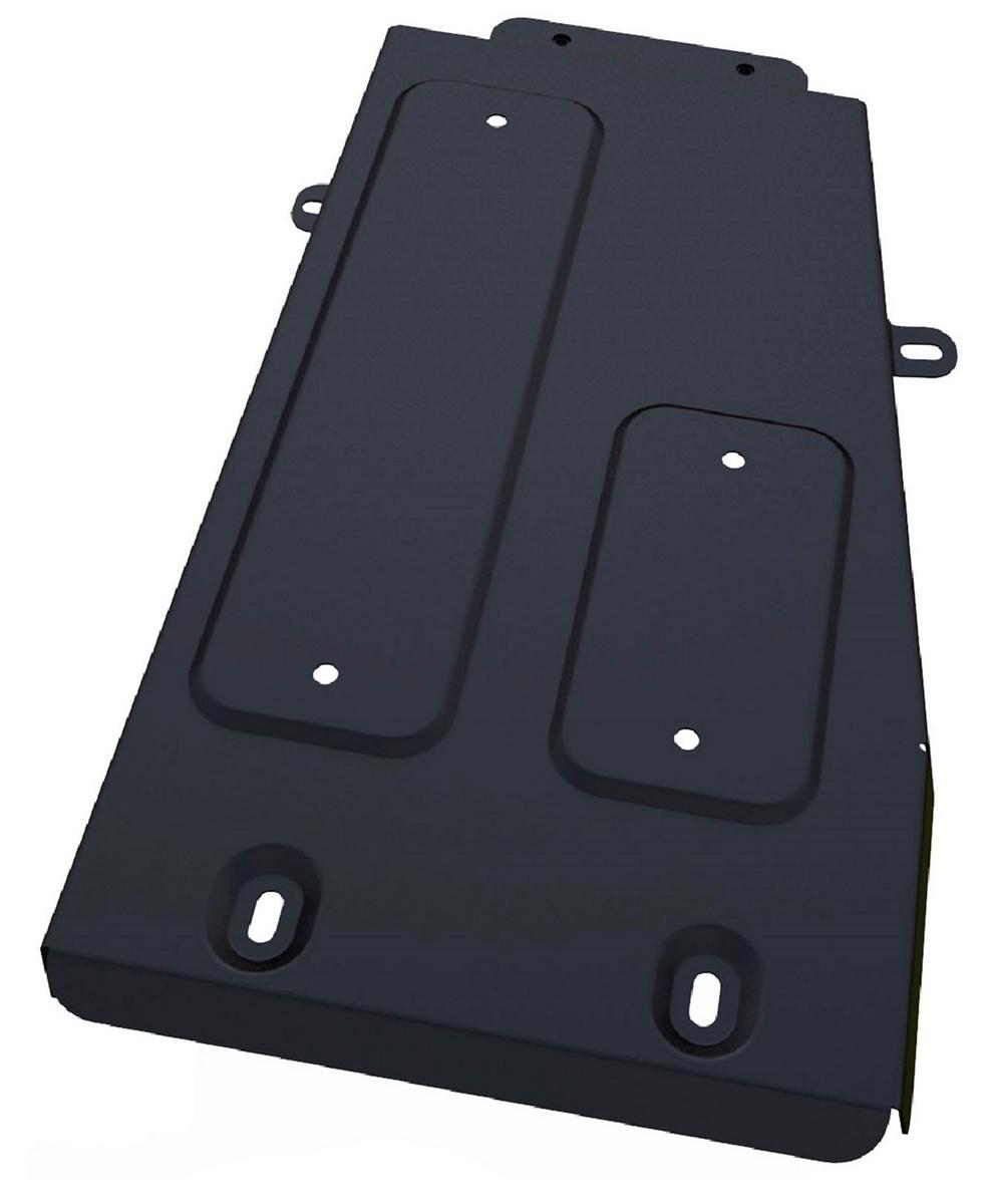 Защита адсорбера АвтоБроня для Mazda CX-5 I рестайлинг (V - 2.0; 2.5) 4WD 2015-2017, штампованная, сталь 1.8 мм, с крепежом, 111.03821.1