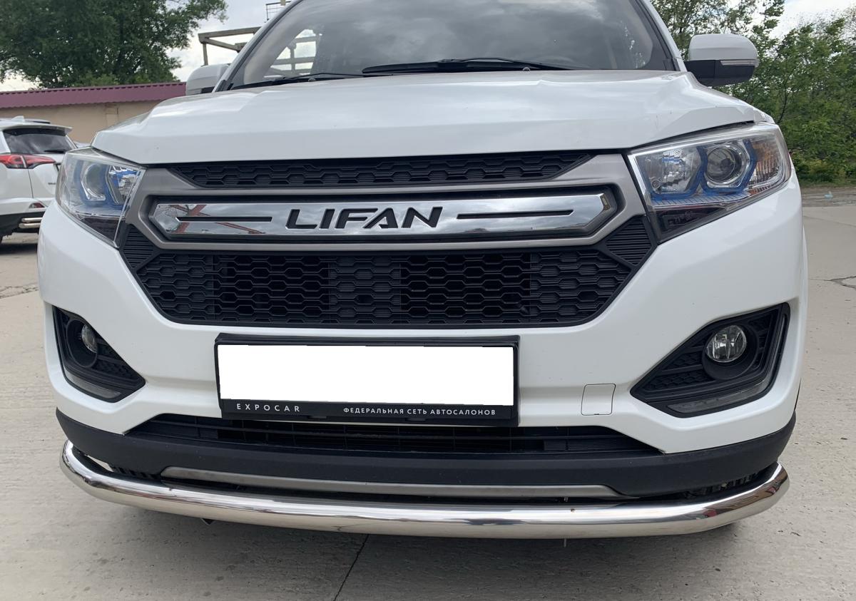 Защита переднего бампера для автомобиля LIFAN Myway 2017 арт. LMV.17.02