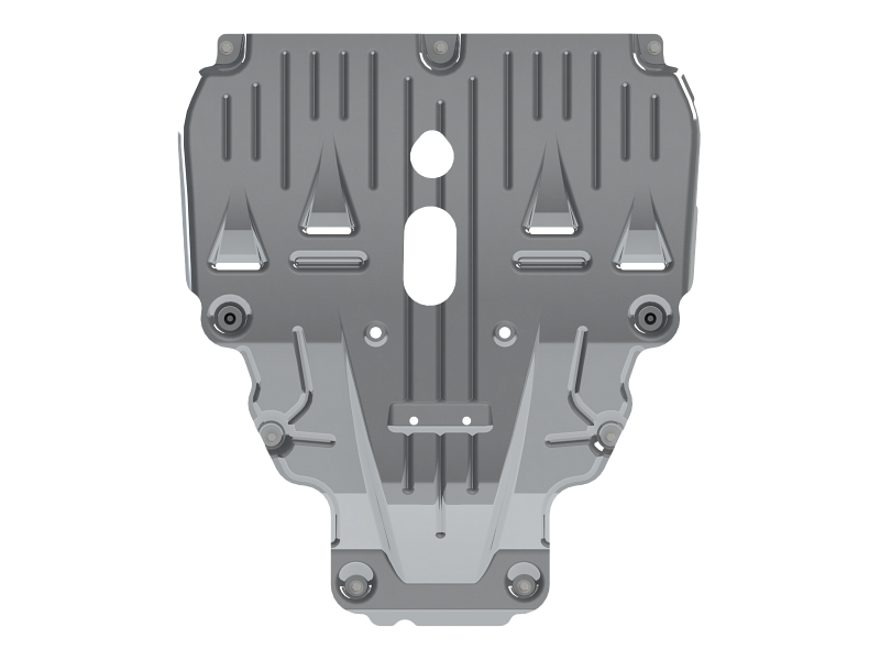 Защита картера и КПП для Mercedes-Benz GLA AMG  2018 - 2020, V-2,0T АТ 4 wd, Sheriff, алюминий 3 мм, арт. 13.3689