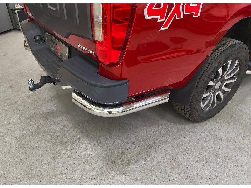 Защита задняя (уголки) 76,1 мм Foton Tunland G7 2.0 Diesel АКПП 4WD 2024 арт. FOTTUNG724-22