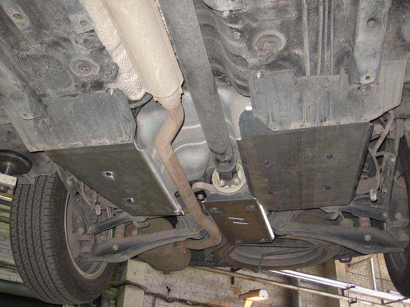 14.3777 Защита топл. бака Mitsubishi Outlander V-2,0, 2,4 CVT 4wd; (2012-) (AL 4 мм)