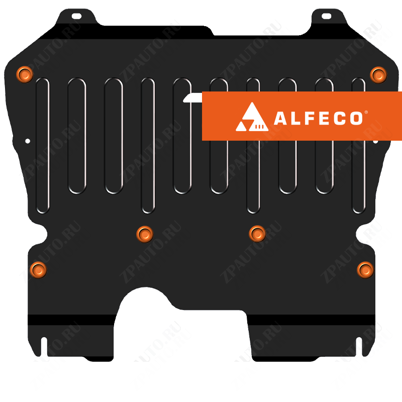 Защита  картера и КПП Opel Astra J 2009-2017 V-all , ALFeco, сталь 2мм, арт. ALF1613st