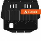 Защита  картера и КПП Peugeot 306 1994-2001 V-1,1; 1,4; 1,8;2,0;1,9D; 2,0D , ALFeco, сталь 2мм, арт. ALF0405st-2