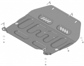 Защита стальная Мотодор (Двигатель, Коробка переключения передач), 2 мм,  Opel Vectra B   1995-2002 арт. 71503