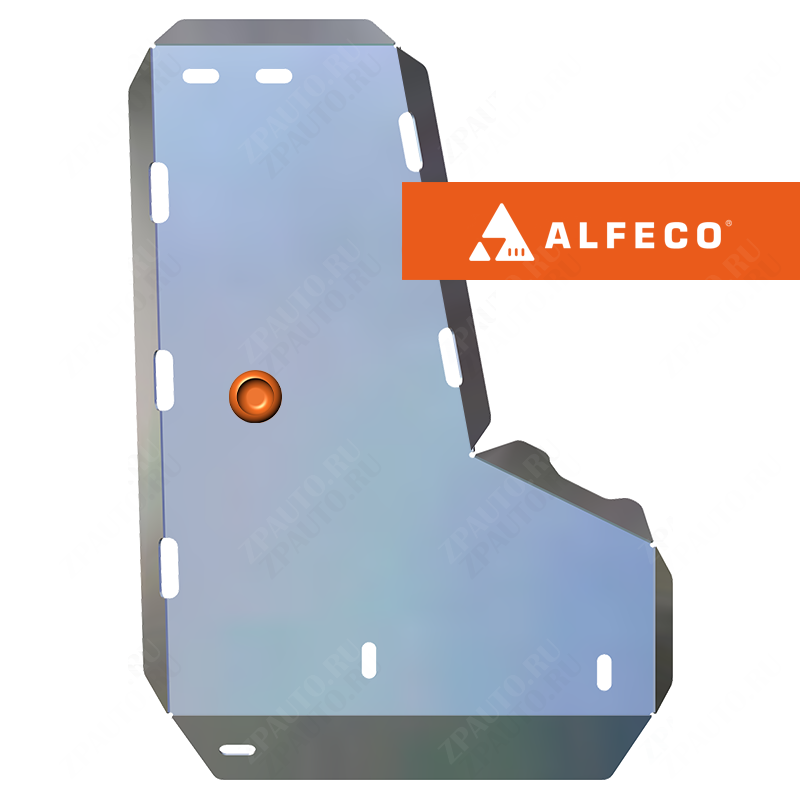 Защита  топливного бака ( правая сторона) Mazda CX-5 2012-2017 V-2,0 2WD , ALFeco, алюминий 4мм, арт. ALF13232al