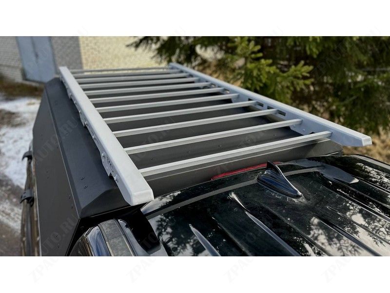 Экспедиционный багажник на крышу кунга Silver Foton Tunland V9 2.0 Diesel АКПП 4WD 2024 арт. FOTTUNV925-12SILVER