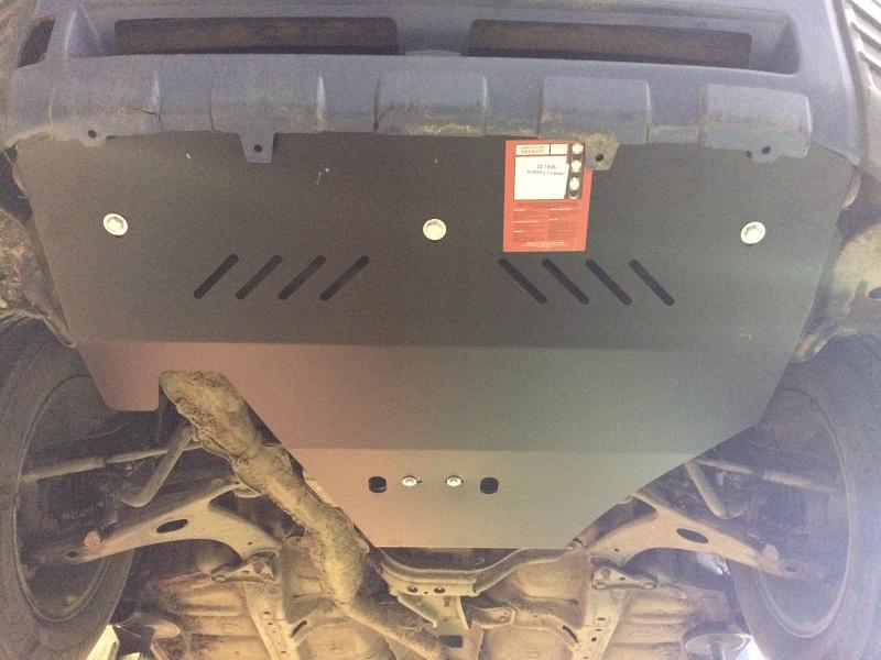 Защита картера для SUBARU Forester усиленная 2008 - 2013, V-2,0; 2,5Turbo, Sheriff, сталь 2,5 мм, арт. 22.1436