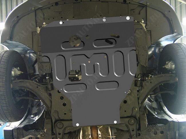 Защита АвтоСтандарт (Двигатель, Коробка переключения передач), 1, сталь для Nissan Tiida  2015-2018 арт.51427