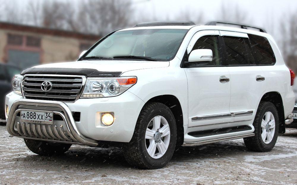 Пороги (обвод штатного порога) d-53 для Toyota Land Cruiser 200 2012, Технотек LCN2013_7