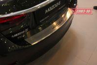 Накладка на наружный порог багажника с загибом для Mazda 6 2013, Союз-96 MAZ6.36.7083