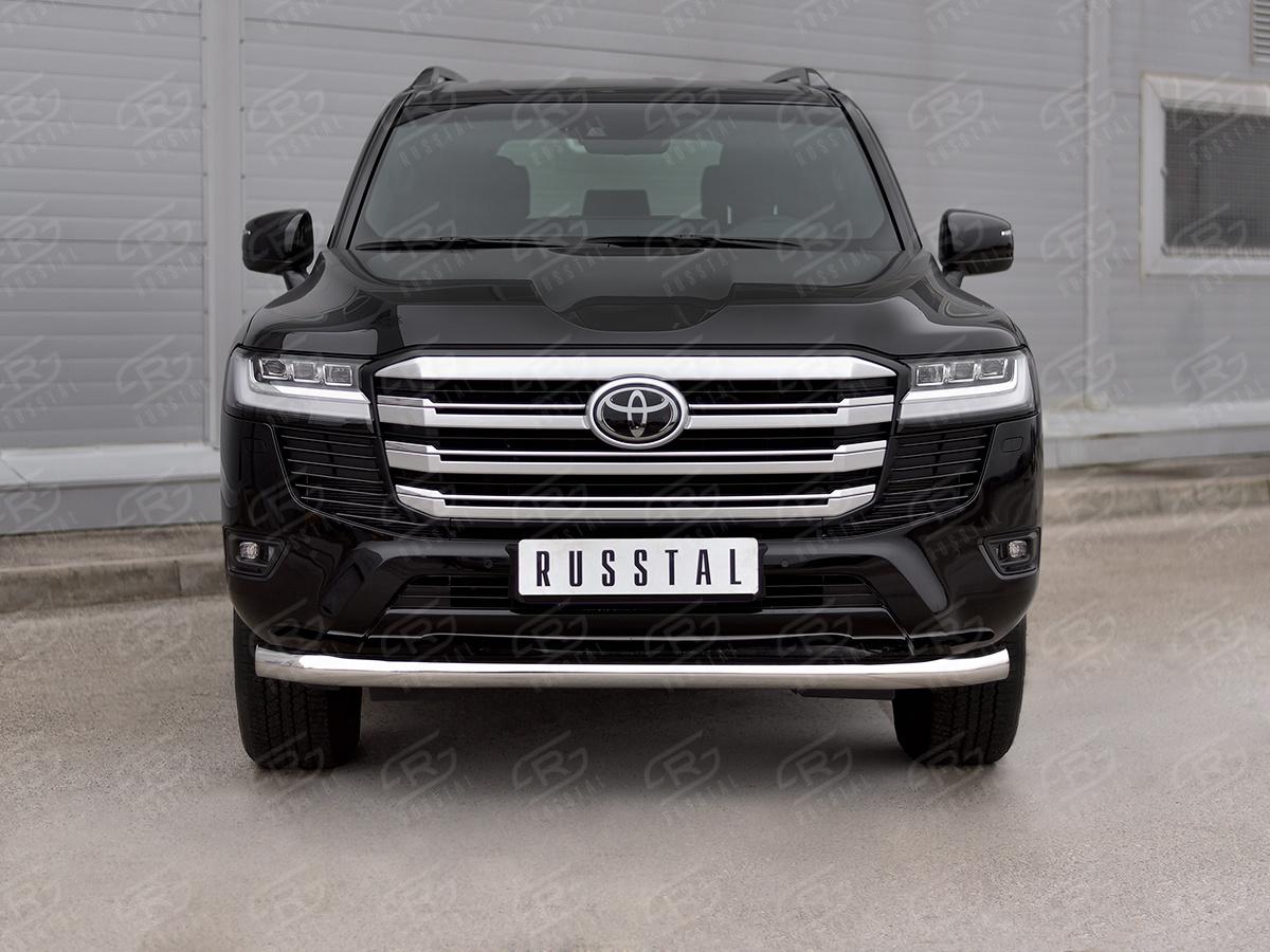 TOYOTA LAND CRUISER 300 2021 - Защита переднего бампера d76 секции TLCZ-003784