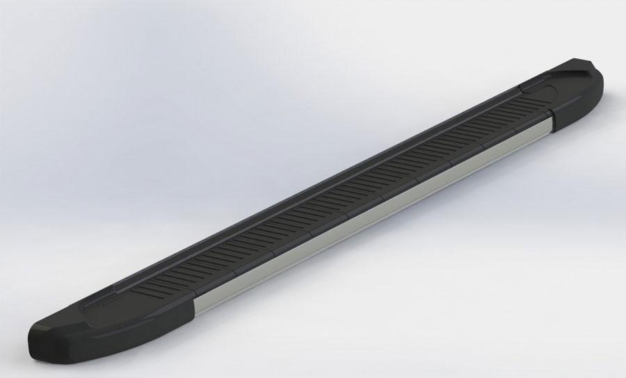 Пороги алюминиевые Onyx (Оникс) для Citroen C-Crosser 2007-, Can MIOU.52.7055, Can Otomotiv