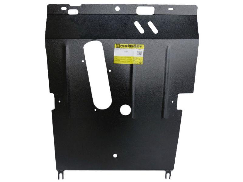 Защита двигателя, кпп стальная Motodor для Nissan Note 2006-2014 (2 мм, сталь), 01437