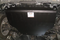 Защита  картера и КПП Hover M2 2WD 2013-2014 V-1,5 , ALFeco, сталь 2мм, арт. ALF3110st