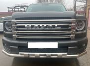 Защита переднего бампера с перемычками  для автомобиля Haval H9 2024- арт. HVH9.24.75