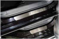 Накладки на пороги (лист шлифованный) 4шт для автомобиля HAVAL Jolion (1,5 л., 2WD) 2021- TCC Тюнинг арт. HAVJOL21-09