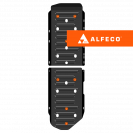 Haval H5 Pro 2023- V-2.0D 8AT 4WD (150 л.с.) защита топливного бака (2 части), ALFeco, сталь, 2 мм, арт. ALF5513st