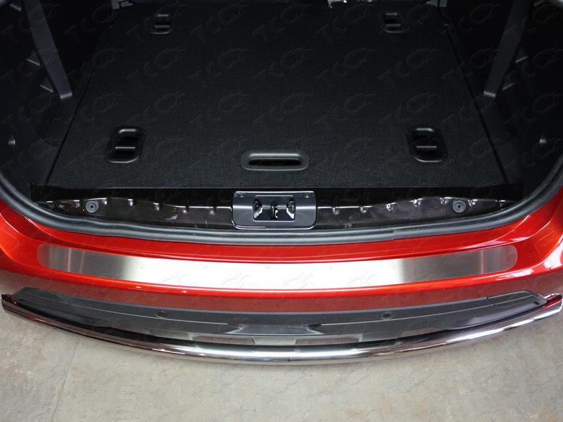 Накладка на задний бампер (лист шлифованный) для автомобиля Lada XRAY 2016-