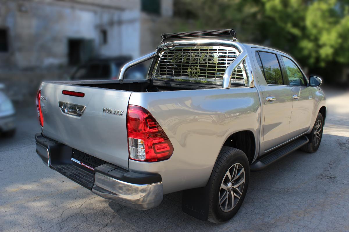 Дуга в кузов d-76 (вариант 1) для автомобиля Toyota Hilux 2015-2019 г.в., Технотек, арт. TH15_5.1