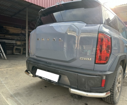 Защита заднего бампера  угловая для автомобиля HAVAL H3 2024 арт. HVH3.24.18