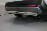 Защита задняя (овальная) 75х42 мм для автомобиля Toyota RAV4 2019 арт. TOYRAV19-25, TCC Тюнинг