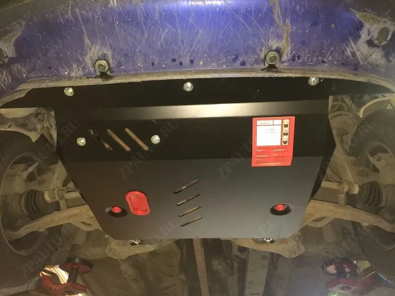 Защита картера и КПП для FIAT Panda  2003 - 2012, V-1.2, Sheriff, сталь 2,0 мм, арт. 07.0995