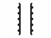 Такелажные планки кузова для POLARIS Ranger 1000 XP 2017-2021, сталь 2,5 мм, STORM, арт. MP 0622