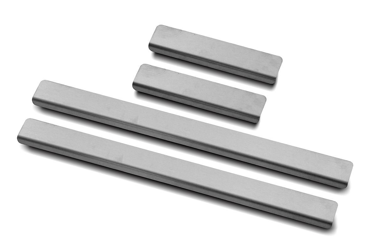 Накладки на пороги RUSSTAL (нерж., шлиф) VWTIG17-02 для VOLKSWAGEN TIGUAN 2017- (not OFF ROAD)