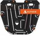 Защита  картера и КПП Mazda Atenza GH 2008-2012 V-1,8;2,0  , ALFeco, сталь 2мм, арт. ALF1305st-1