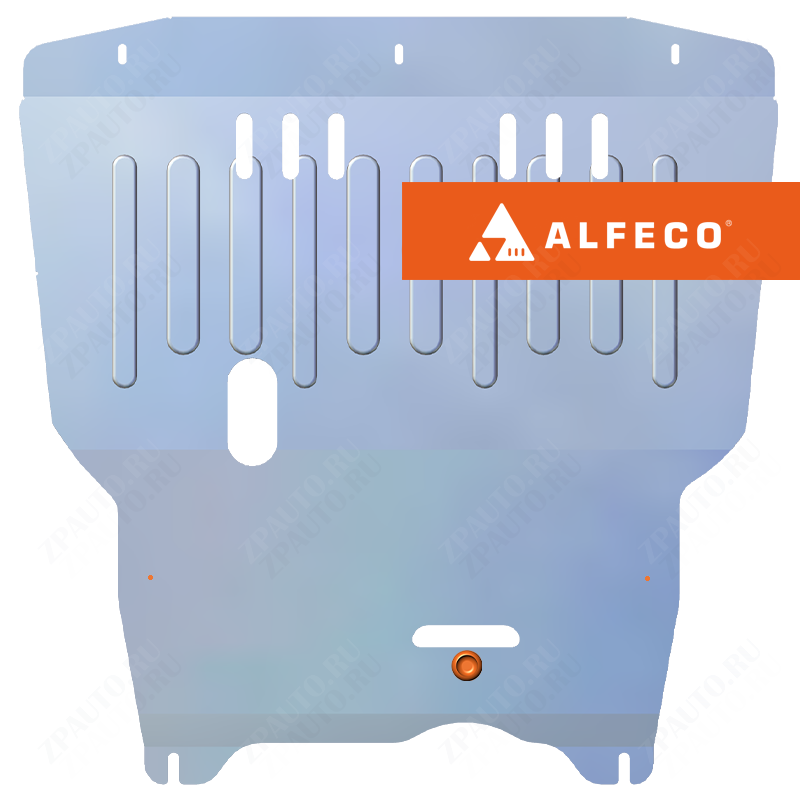 Защита  картера и КПП Audi A3 1996-2003 V-1,6; 1,8; 1,9TDI; S3 , ALFeco, алюминий 4мм, арт. ALF3026al