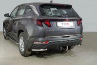 Защита задняя (уголки) 42,4 мм для автомобиля Hyundai Tucson 2021- TCC Тюнинг арт. HYUNTUC21-29