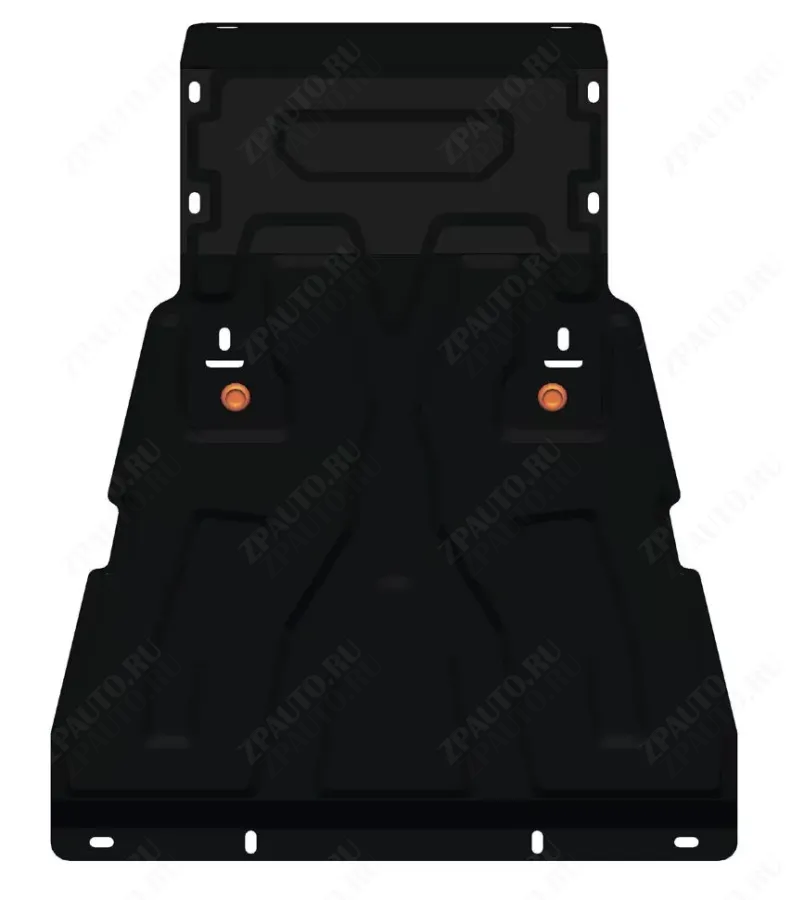 Защита   рулевых тяг и картера для Lada Niva Travel 2021-  V-1,7 , ALFeco, сталь 1,5мм, арт. ALF0317st-1