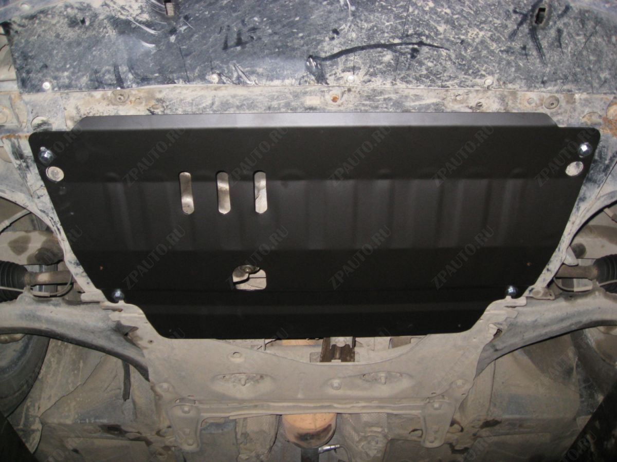 Renault Grand Scenic I 2004-2009 V-all защита картера и КПП, ALFeco, сталь, 2 мм, арт. ALF1803st-2