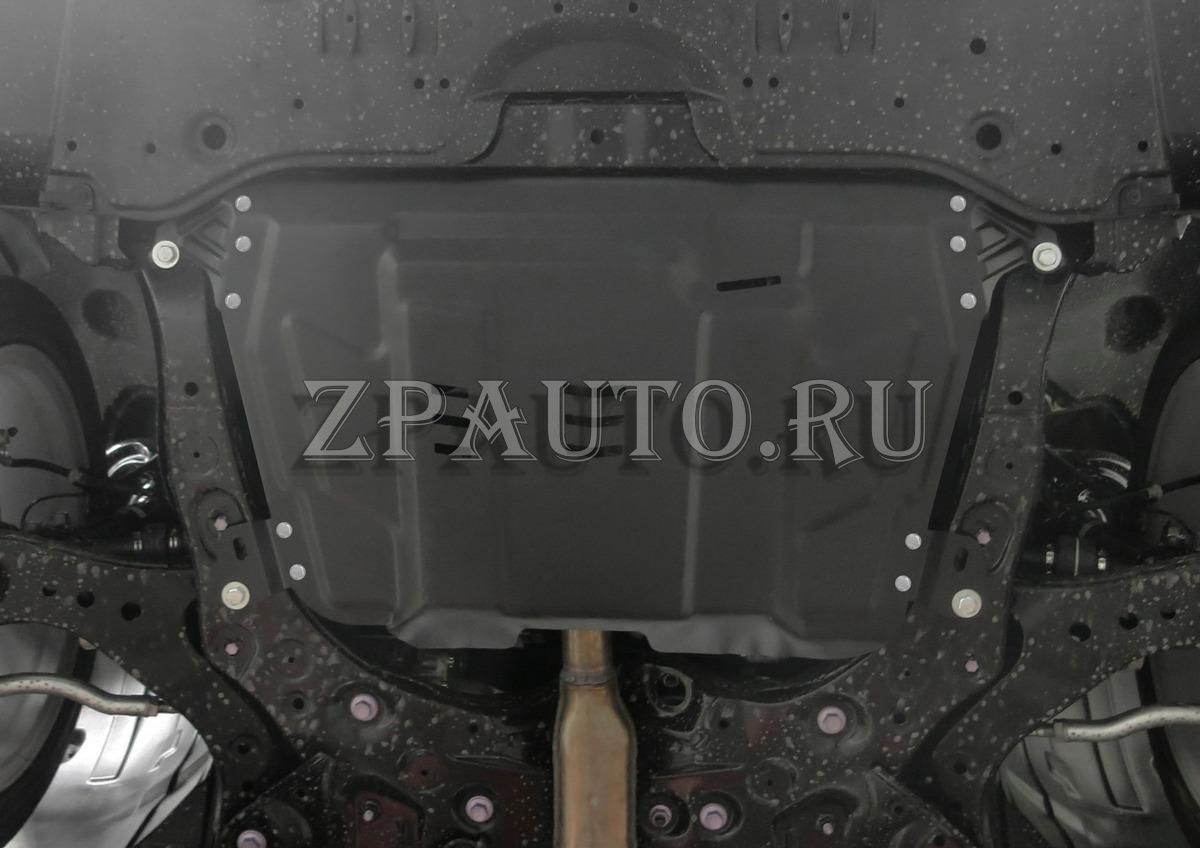 Защита картера и КПП AutoMax для Lexus ES VI 2012-2018, сталь 1.4 мм, с крепежом, AM.9519.1