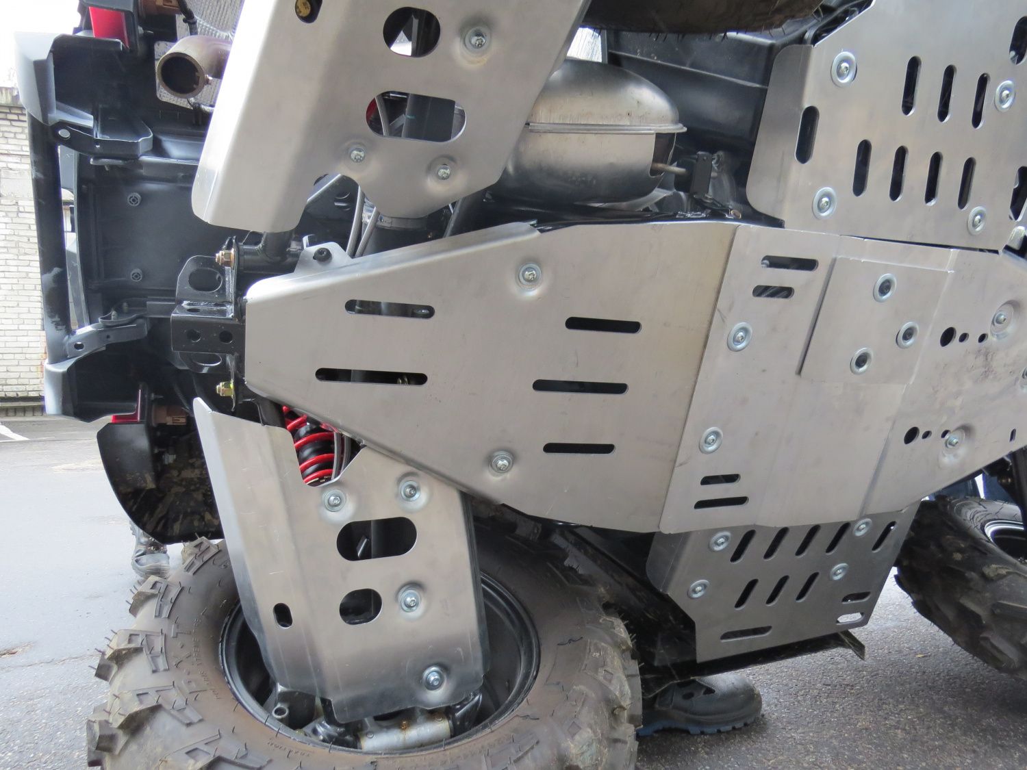 Защита днища для POLARIS Sportsman 1000/850/550 XP 2015-19, алюминий 4 мм, STORM, арт. 3231