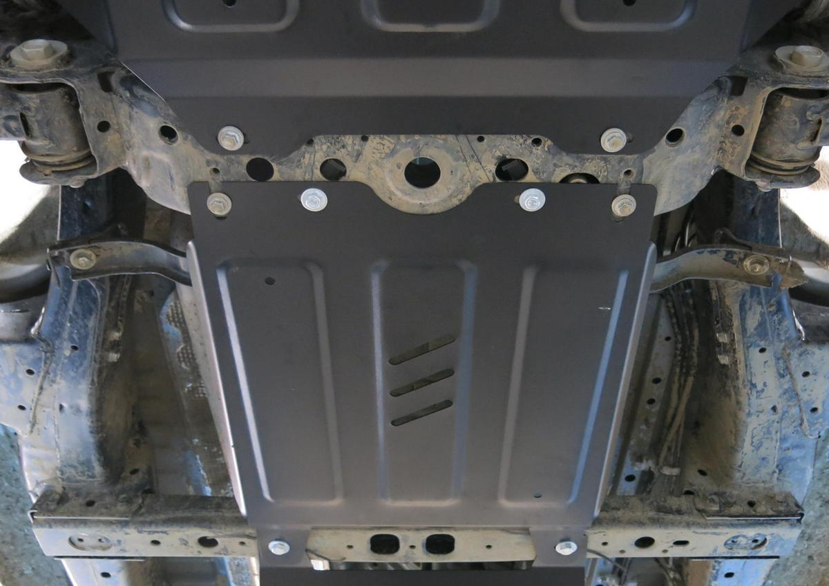 Защита КПП Rival для Toyota Fortuner II 4WD 2017-2020 2020-н.в., сталь 1.8 мм, с крепежом, штампованная, 111.9503.1