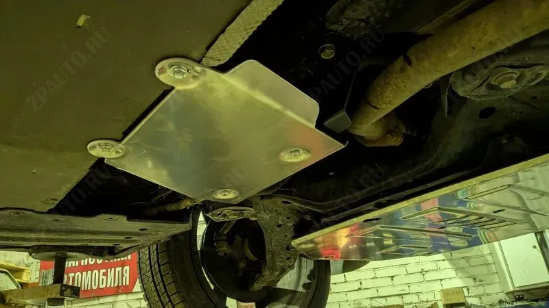 Защита контура охлаждения батареи для BYD Tang  2021 - V-1.5T CVT FWD, Sheriff, алюминий AL 4 мм, арт. 28.6439