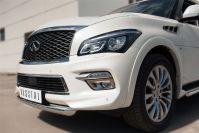 Защита переднего бампера d76 для Infiniti QX80, Slitkoff IQXZ-002097