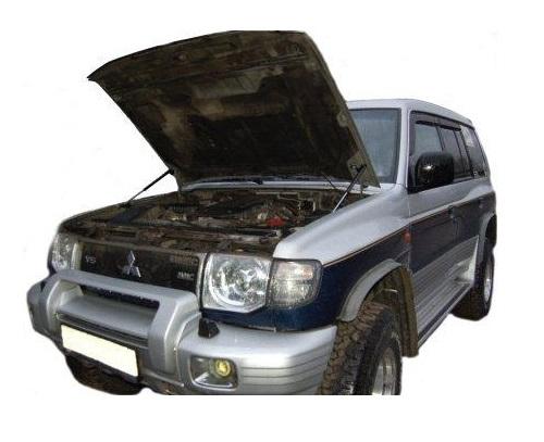 Газовый упор капота Mitsubishi Pajero 2, Автоинновация, арт. 02-10