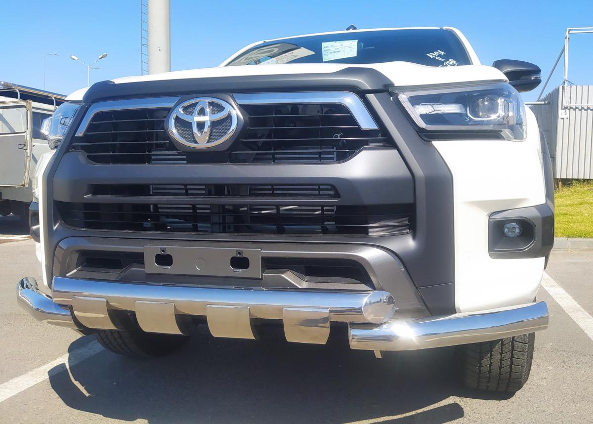 Защита переднего бампера  (G) для автомобиля Toyota Hilux арт. THL.20.05