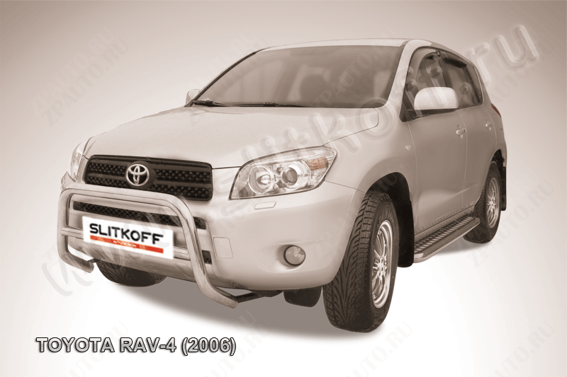 Кенгурятник d57 низкий Toyota Rav-4 (2005-2010) , Slitkoff, арт. TR4004