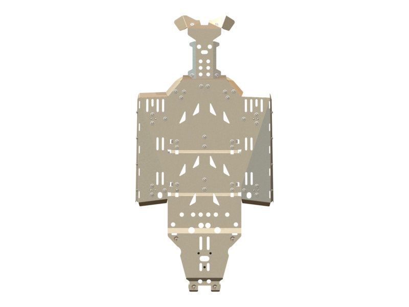 Защита днища для POLARIS RZR 570 2012-19, алюминий 4 мм, STORM, арт. 2394