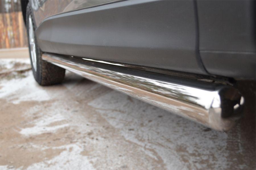 Защита порогов d57 вариант 3 для Mazda CX-5 2011, Slitkoff M5T-0011357