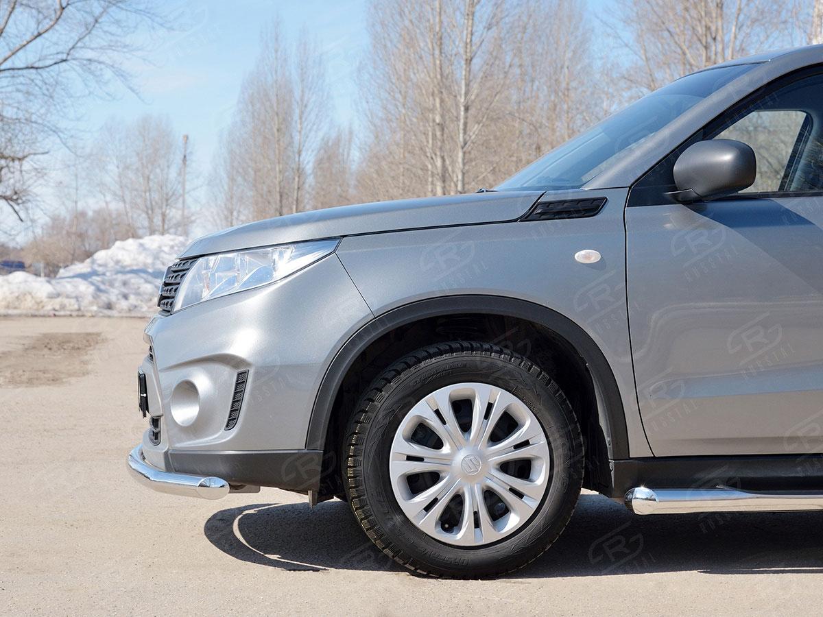 Защита переднего бампера d57 Suzuki Vitara 2015, Slitkoff SVZ-002578