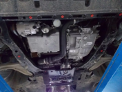 Защита  картера и КПП для Ford Mondeo V 2015-2019  V-all , ALFeco, алюминий 4мм, арт. ALF0737al