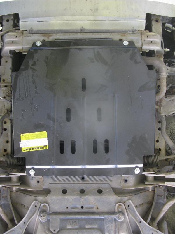 Защита стальная Мотодор (Радиатор), 2 мм, Сталь для Toyota Hiace 2004-2019 арт. 72556