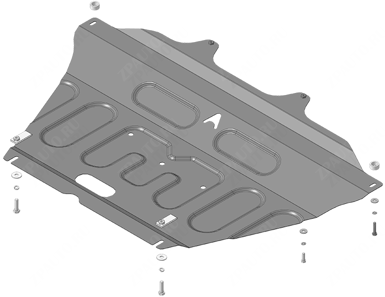 Защита АвтоСтандарт (Двигатель, Коробка переключения передач), 1.5 мм,  Lada Iskra Cross  2025- арт. 52101
