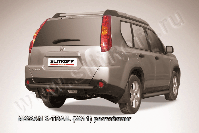 Защита заднего бампера d57 черная Nissan X-Trail (2011-2015) , Slitkoff, арт. NXT11-009B