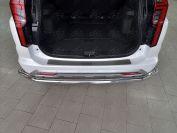 MITSUBISHI PAJERO SPORT 2021- Накладка на задний бампер RUSSTAL (нерж., шлиф) MPJSN-003665
