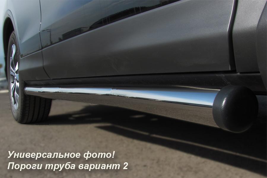 Пороги труба d57 вариант 2 для Suzuki Grand Vitara 3d 2012, Slitkoff SV3T-0010942
